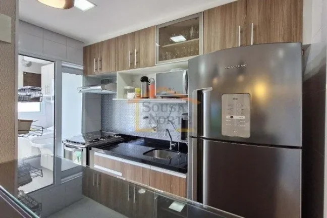 Imagem Apartamento com 60 m² de área privativa, distribuídos em 2 dormitórios, sendo 1 suíte, sala int...
