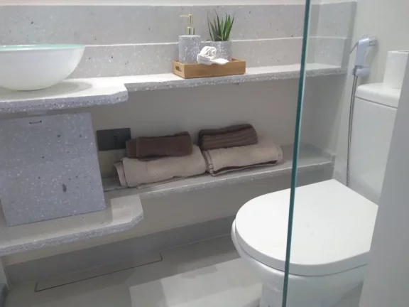 Imagem Apartamento frente ao mar região nobre da cidade com 01 suíte em Santos