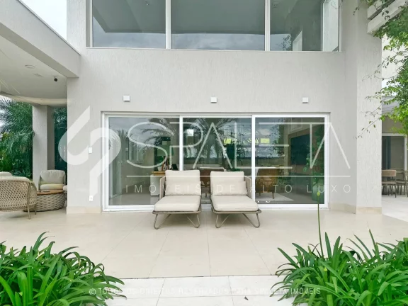 Imagem Casa de campo moderna, acabamento de alto nível, 5 suítes e vista para o lago à venda no Residencial Fazenda Alvorada em Porto Feliz