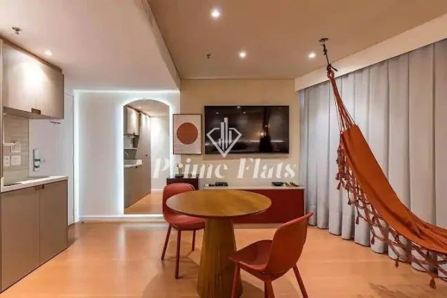 Imagem Flat disponível para locação no Radisson Vila Olímpia, com 28m², 1 dormitório e 1 vaga de garagem