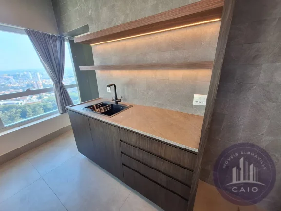 Imagem Apartamento para aluguel com 124 m² por R$ 12.900,00/mês - Alphaville/SP