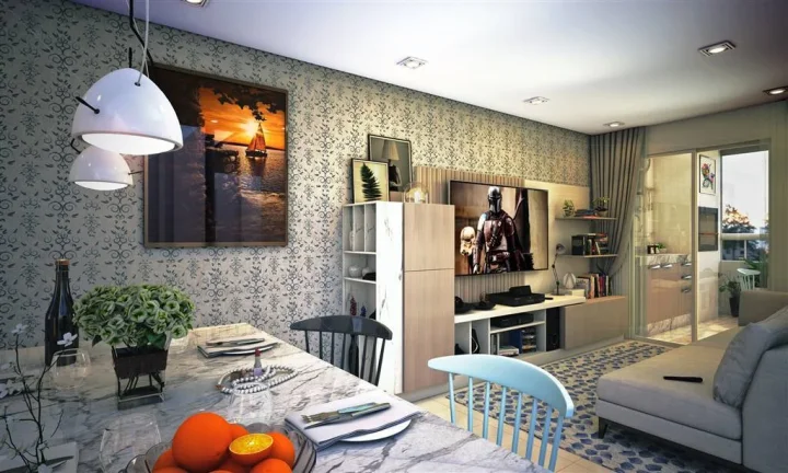Imagem APARTAMENTO COM 63.44 m² - MARACANÃ - PRAIA GRANDE SP
