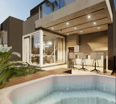 Imagem Casa personalizada com 4 dormitórios à venda sendo 2 suítes, 251.0 m² por - R$ 3.350.000,00 - Centro - Camboriú/SC