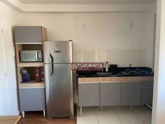 Imagem Apartamento com 1 dormitório para alugar, 32 m² por R$ 2.895,00/mês - Vila Augusta - Guarulhos/SP