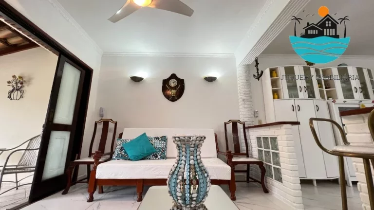 Imagem Casa Aluguel Temporada em Juquehy, max. 6 pessoas, na av. da praia. 100m da praia, 2 dormitórios, 2 banheiros, 2 vagas | Juquehy Imobiliária