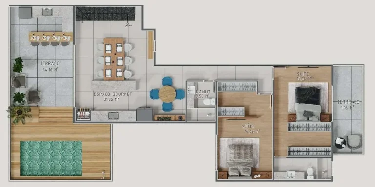 Foto do imóvel: Cobertura para Venda em Rio de Janeiro, Recreio dos Bandeirantes, 3 dormitórios, 1 suíte, 3 banheiros, 2 vagas