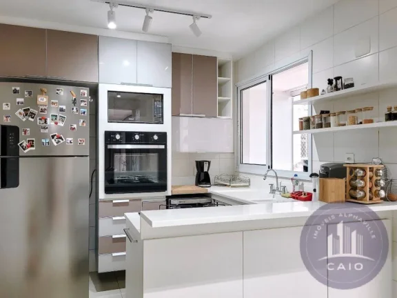 Imagem Apartamento a venda com 196 m² por R$ 2.290.000,00 - Alphaville Barueri/SP