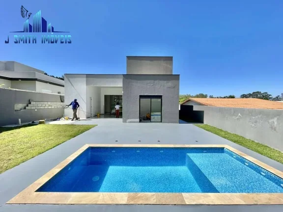 Imagem CASA NOVA, COM TODOS ACABAMENTOS, 3 SUÍTES, 5 VAGAS, PISCINA. Show!!