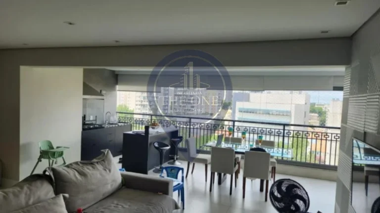 Imagem Oportunidade única: Apartamento à venda em Santo Amaro, São Paulo-SP, 3 quartos, 3 suítes, 3 salas, 5 banheiros, 137m² de área!