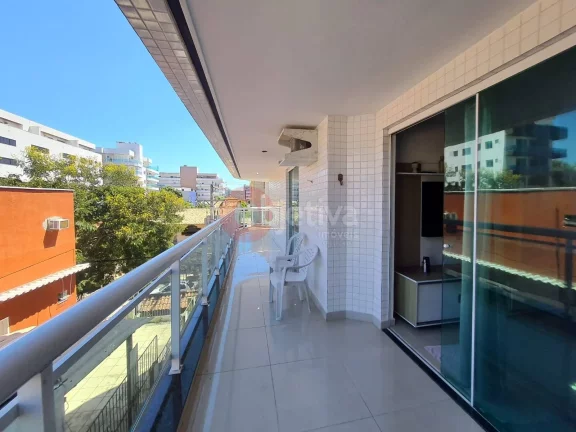 Imagem Apartamento linear, 3 quartos, mobiliado, Passagem - Cabo Frio