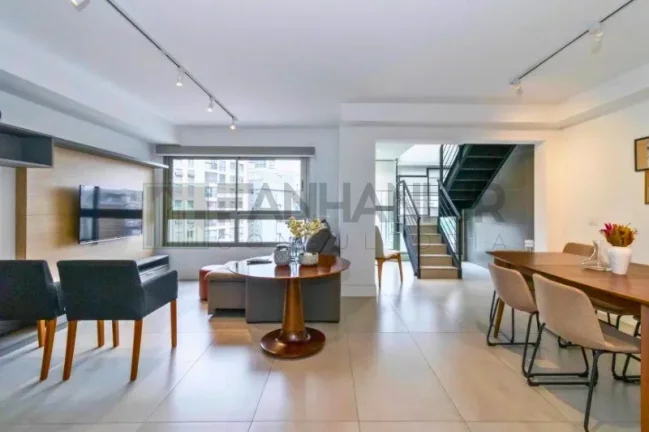 Imagem Imóvel de luxo no coração de São Paulo: Apartamento 1 quarto, 1 suíte, 2 salas, 2 banheiros, 2 vagas Jardim Paulista 86m²