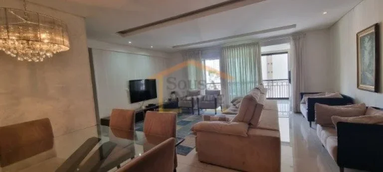 Imagem Apartamento com 129m², dispõe de 3 dormitórios, sendo 3 suites com armários, sala dois ambientes...