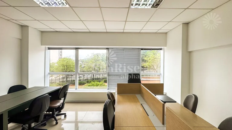 Imagem Sala Comercial mobiliada para alugar 42m² - 1 vaga- R$4.221,00 pacote - Brascan Alphaville -SP