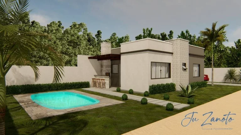 Imagem Casa Térrea com Piscina - Balneário Praia Grande