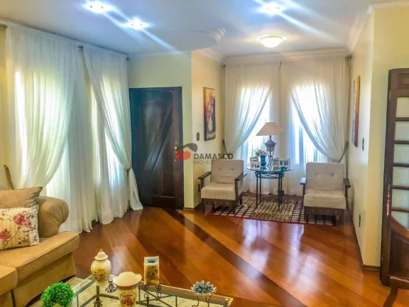 Imagem Sobrado à venda 5 Quartos, 2 Suites, 6 Vagas, Vila Sacadura Cabral, Santo André - SP