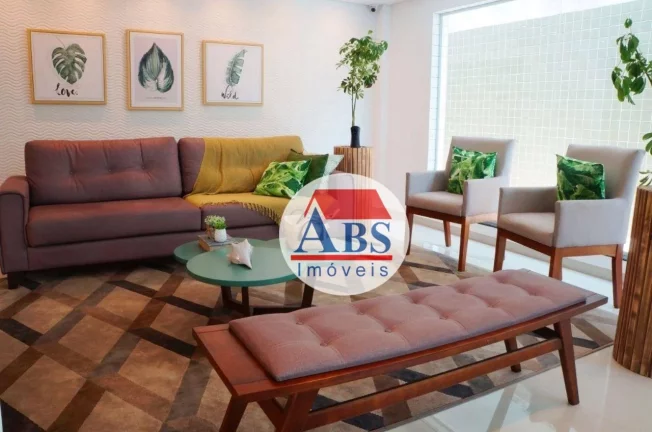 Imagem Apartamento com 2 dormitórios à venda, 70 m² por R$ 620.000 - Campo Grande - Santos/SP Lazer completo na cobertura