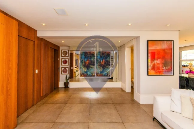 Imagem Apartamento de Luxo no Paraíso: 3 quartos, 3 suítes, 2 salas, 5 banheiros, 4 vagas de garagem, 220m² - São Paulo-SP