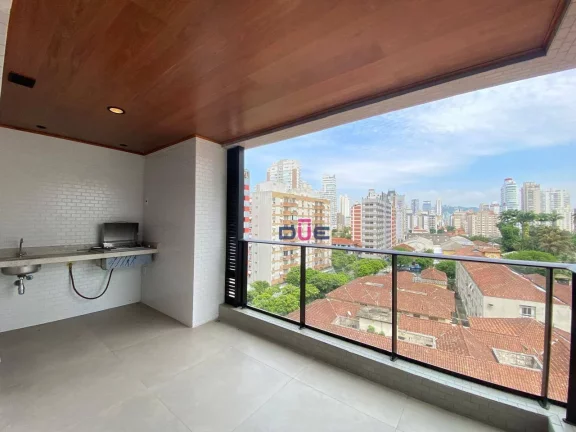 Imagem Apartamento com 1 dormitório à venda, 54 m² por R$ 710.000 - Boqueirão - Santos/SP