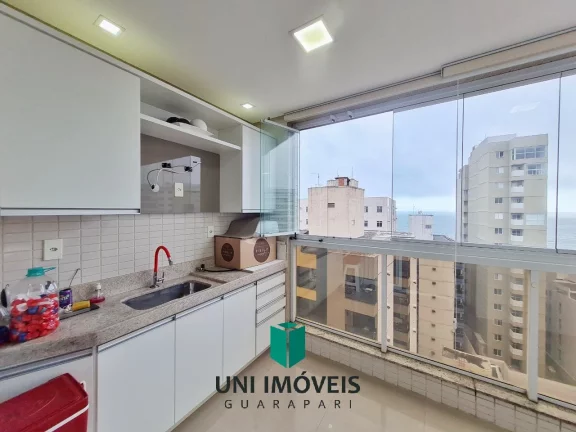 Imagem Lindo apartamento 2 quartos com varanda gourmet, piscina e vista mar a venda na Praia do Morro