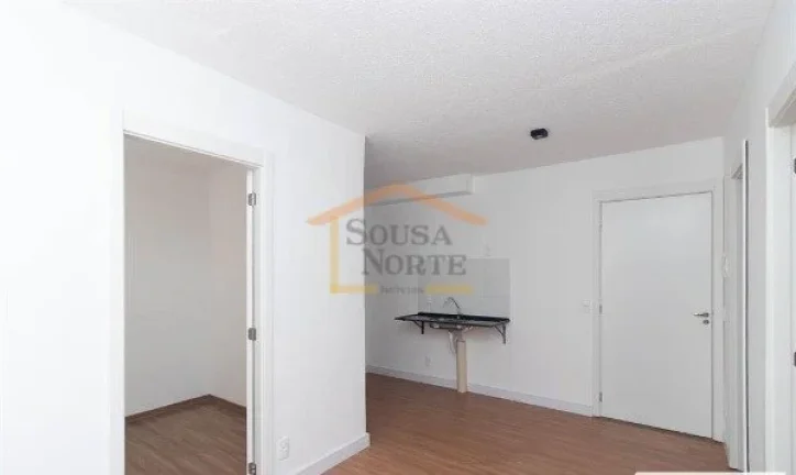 Imagem Apartamento, 2 dormitórios, 1 banheiro, sem sacada, sala integrada com cozinha. Imóvel novo.
SEM V...