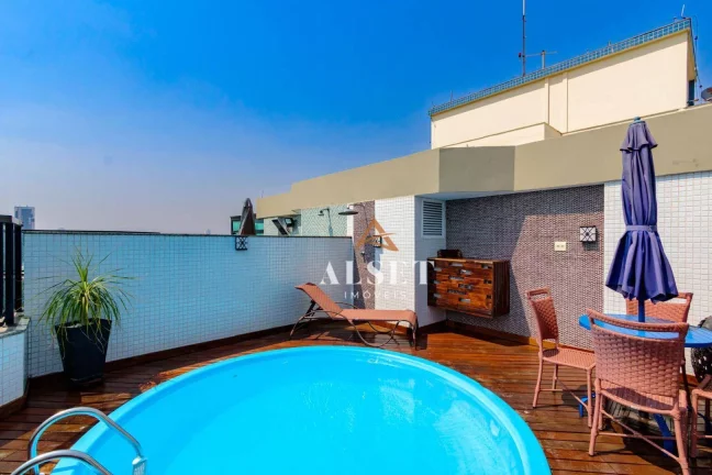 Imagem Cobertura com 3 dormitórios à venda, 180 m² por R$ 1.800.000,00 - Anália Franco - São Paulo/SP