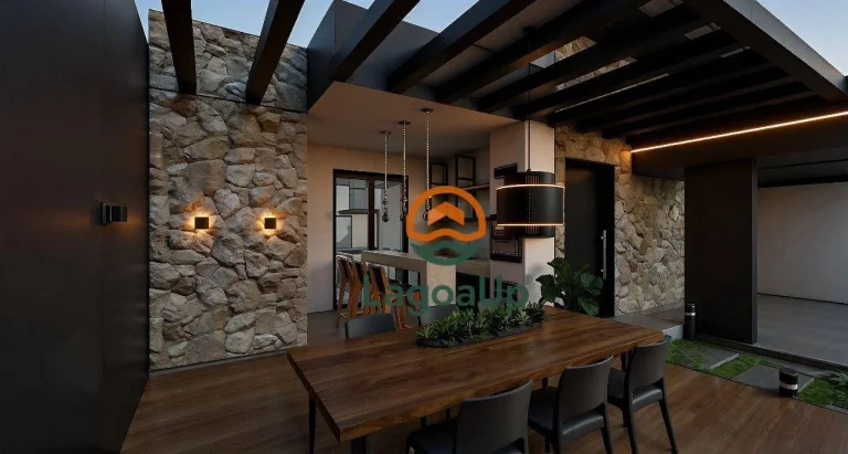 Imagem Casa com 3 dormitórios à venda, 168 m² por R$ 1.290.000,00 - Condomínio Parque dos Buritis - Lagoa Santa/MG