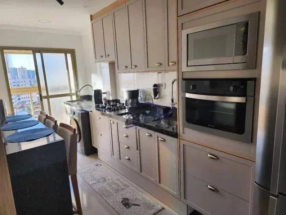 Imagem Apartamento com 2 dormitórios à venda, 76 m² por R$ 700.000,00 - Boqueirão - Praia Grande/SP