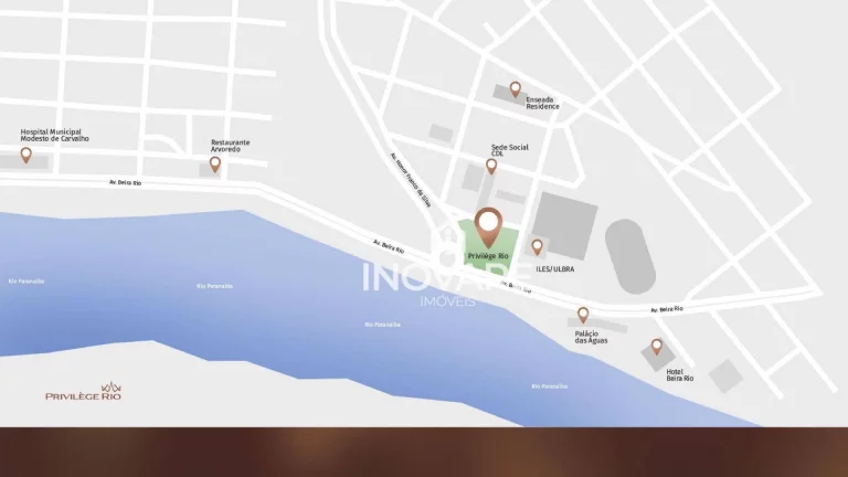 Imagem Apartamento à venda com vista para o Rio Paranaíba, Edifício Privilége Rio em Itumbiara