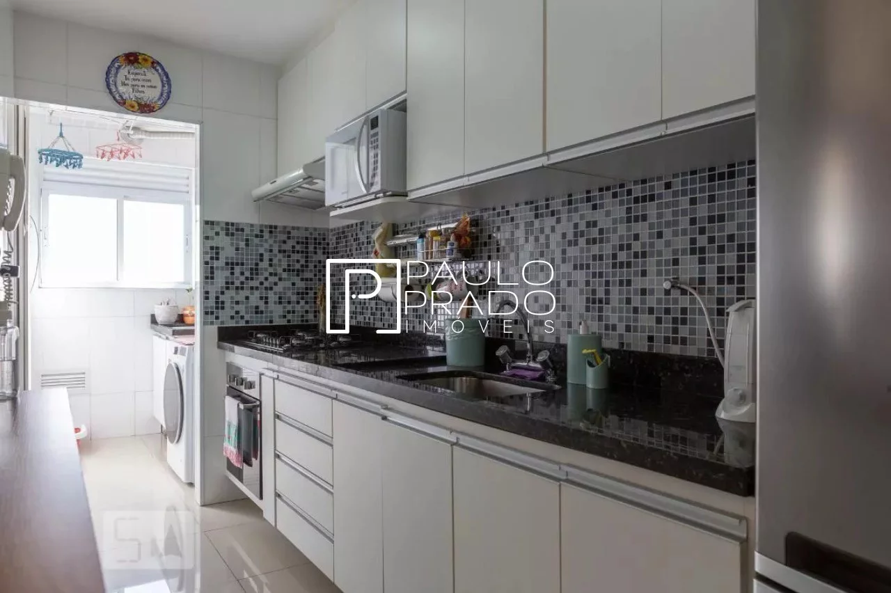 Imagem Este apartamento de 3 quartos, sendo 1 suíte, 2 salas, 2 banheiros, 2 vagas de garagem e incríveis 87,00 m2 para venda na Lapa