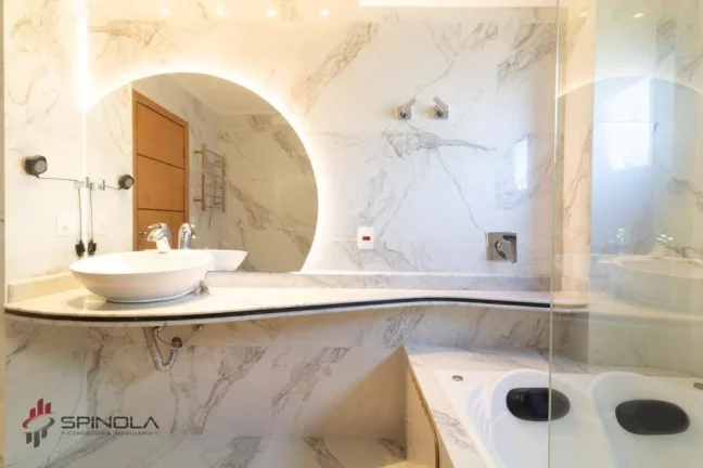 Imagem Apartamento à venda, 220 m² por R$ 3.710.000,00 - Canto do Forte - Praia Grande/SP
