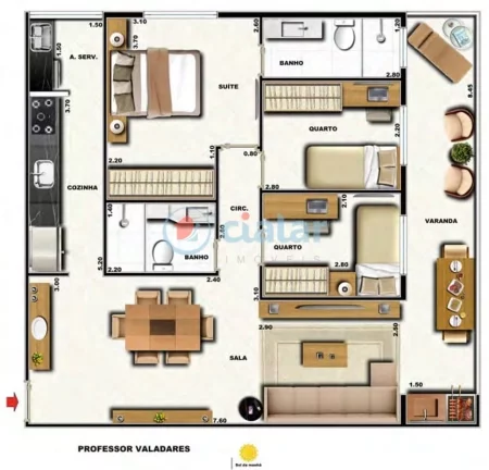 Imagem Cobertura Duplex à venda 2 Quartos 1 Suite 2 Vagas 155.74M Grajaú Rio de Janeiro - RJ | Elegance Residence