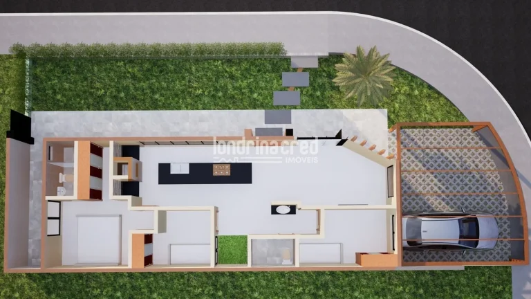 Imagem Casa no Heimtal Park: 3 Quartos (1 Suíte), Sala Ampla, Churrasqueira, Jardim de Inverno e Acabamentos em Porcelanato. Conforto e Espaço em 98 m²!