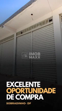 Imagem Loja/Salão à venda no Setor Econômico de Sobradinho, 200m², 1 dormitório, 1 banheiro. Confira!