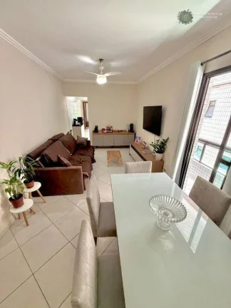 Imagem Apartamento com 1 dormitório à venda, 57 m² por R$ 349.000 - Vila Guilhermina - Praia Grande/SP