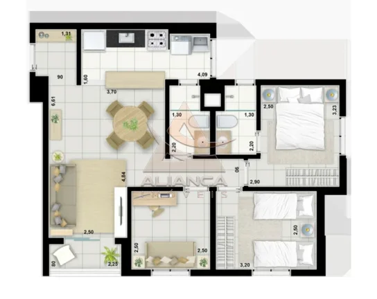 Imagem Apartamento - Ribeirão Preto - Iguatemi