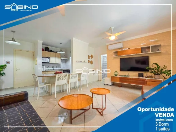 Imagem Apartamento à Venda, com 3 dormitórios 1 suíte 113m² - Riviera de São Lourenço Bertioga SP