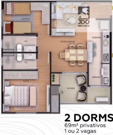 Imagem Apartamento a Venda no bairro São Francisco - Curitiba, PR