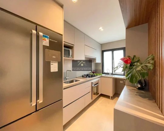 Imagem PRONTO VOCÊ ACHOU BROOKLIN APARTAMENTO 2 DORMITÓRIOS SENDO 1 SUÍTE SALA PARA 2 AMBIENTES COZINHA AMERICANA ANDAR ALTO VISTA MARAVILHOSA 1 VAGA LAZER