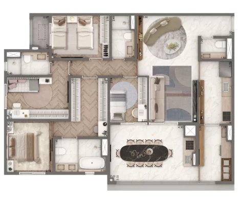 Imagem Apartamento com 3 Quartos à Venda, 127 m² em Brooklin Paulista - São Paulo Imagem Apartamento com 3 Quartos à Venda, 127 m² em Brooklin Paulista - São Paulo