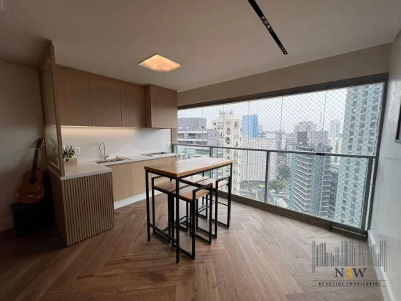 Imagem Apartamento para locação na Vila Madalena São Paulo SP com 3 suítes, 2 vagas de garagem e 122m².