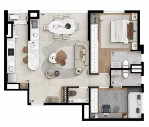 Imagem APARTAMENTO RESIDENCIAL em Osasco - SP, Vila Yara