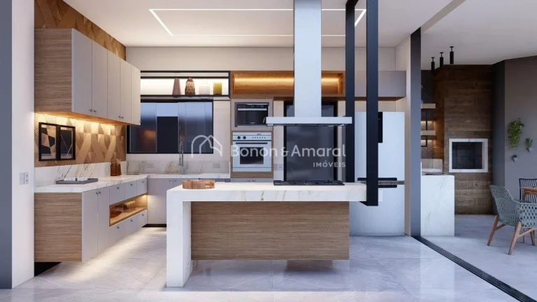 Imagem Linda casa térrea, projeto super moderno, à venda no Swiss Park - Campinas.

Descrição Casa: Em ...