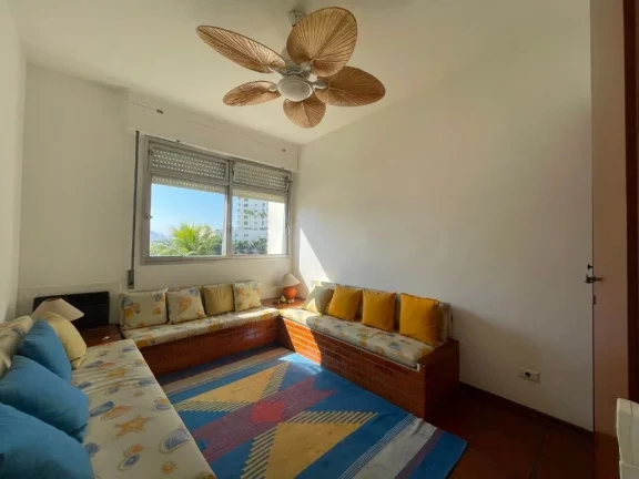 Imagem Apartamento 2 Dormitórios Varanda Frente Vista Para Orla Mar Pé Na Areia À Venda, 115 m² por R$ 1.250.000 - Praia das Astúrias - Guarujá/SP - AP20609