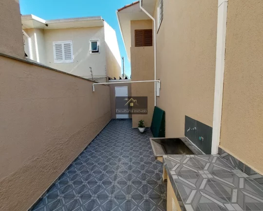 Imagem JARDIM BONFIGLIOLI ESPAÇOSO SOBRADO 112 m 3 DORMITÓRIOS EDÍCULA COM SUITE 2 VAGAS GARAGEM RUA ARBORIZADA TRAQUILA IMÓVEIS DE BOM PADRÃO FÁCIL ACESSO