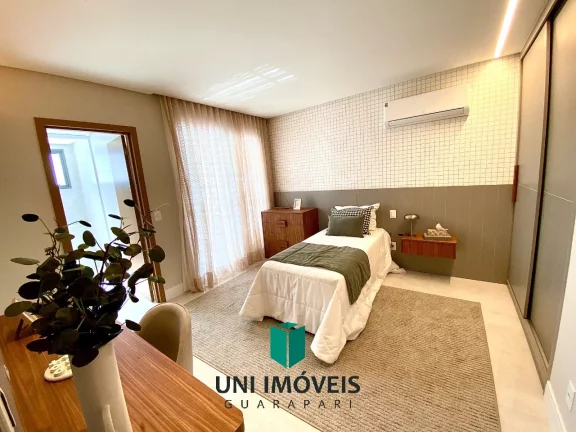 Imagem Apartamento decorado beira mar alto padrão 4 suítes com 3 vagas de garagem a venda na Praia do Morro - Guarapari/ES