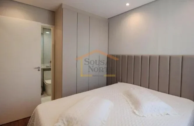 Imagem Apartamento mobiliado, 86 m², 2 dormitórios, sendo 2 suítes, 3 banheiros, varanda, armários plan...