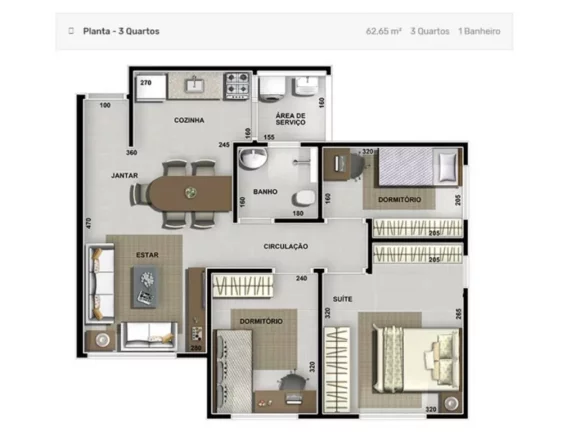 Imagem Apartamento para Venda em Maringá / PR no bairro Loteamento Sumaré