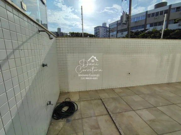 Imagem Imperdível apartamento garden frente mar no Tombo com lazer, 2 quartos, 2 suítes, 2 salas, 3 banheiros, 2 vagas, 150m²!