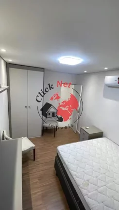 Imagem Apartamento 72m2 , Garden Semi-Mobiliado 1 dorms ,quintal , 1 vaga ,500 metros da praia, Boqueirão, Praia Grande