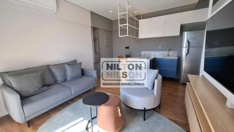 Apartamento com 1 dormitório para alugar, 38 m² por R$ 4.200,00/mês - Cambuí - Campinas/SP